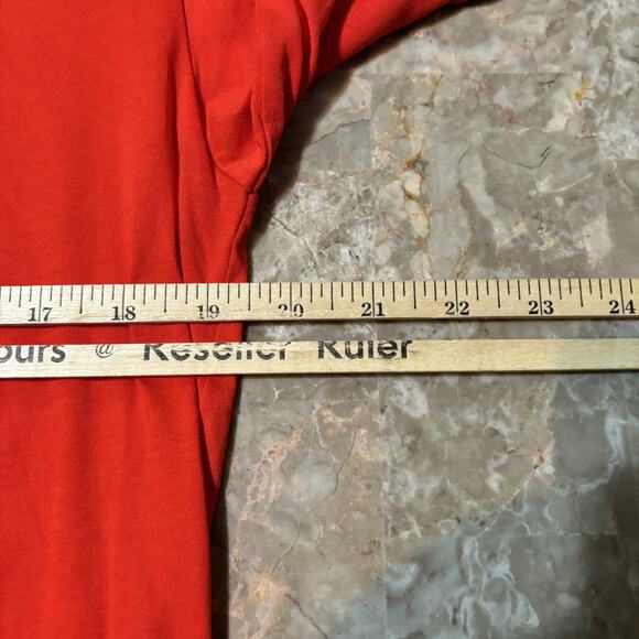 Zadig & Voltaire Shirt Mens Large Red Tommy Skull Rock Short Sleeve Tee Soft - Picture 4 of 8